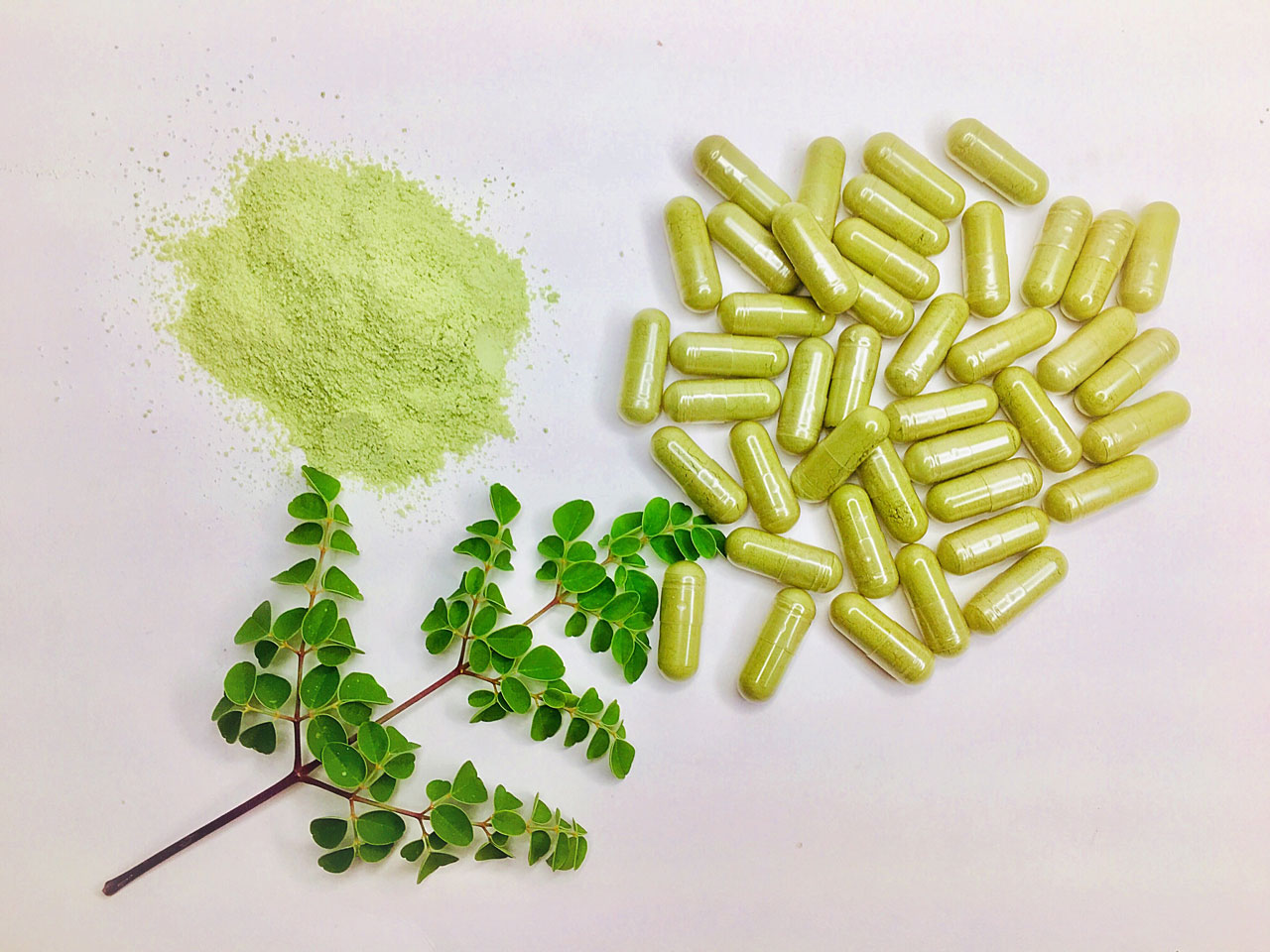 Moringa-karibska-vo-viacerych-formach