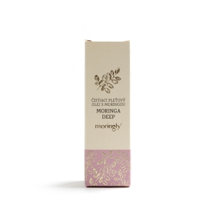 čistiaci olej prírodný moringa